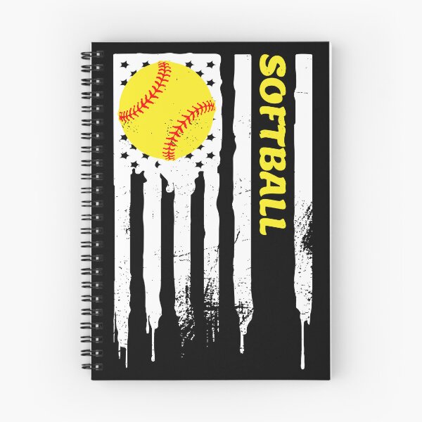 Item preview, Softball US Flag Vintage designed and sold by backham-design.