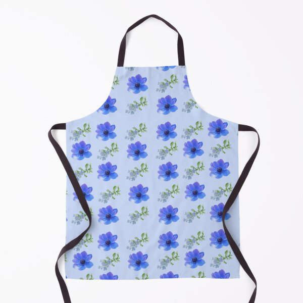 Item preview, Blue Calm Flower Pattern Design, Blue Flax and Bluebell Pattern designed and sold by hinajehan.