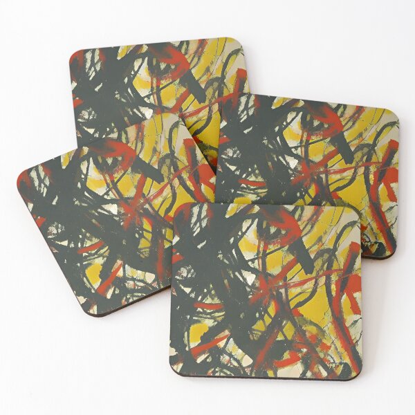 Item preview, Jackson Pollock style paint brush strokes, abstract informal designed and sold by patterncrow.