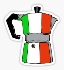 italian coffeepot Sticker