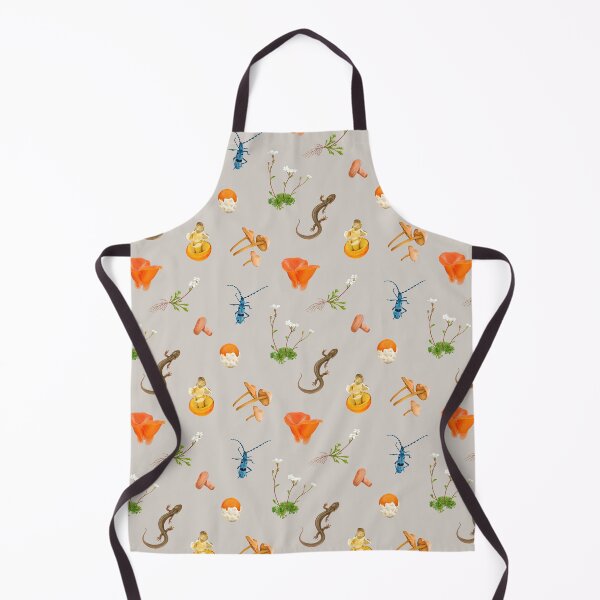 Item preview, Mushrooms, newt and flowers designed and sold by AbbyLedGar.