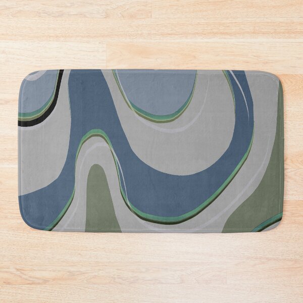 Item preview, Blue Grey Designer Swirl designed and sold by Sharon Schwalbe.