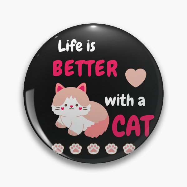 Item preview, Cat lover, Life is better with a cat designed and sold by ColourTrials.