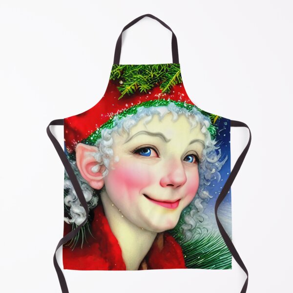 Item preview, Jolly Christmas Elf Original Digital Art Design designed and sold by ChorkiePawPress.