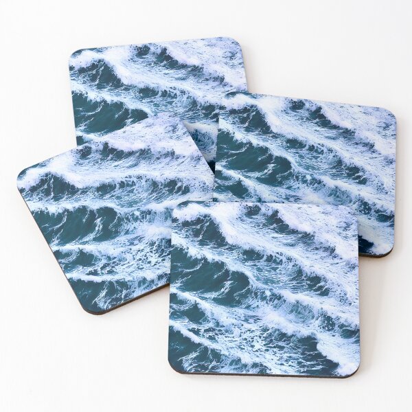 Item preview, blue ocean waves #12 designed and sold by supeart.