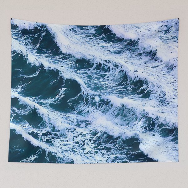 Item preview, blue ocean waves #12 designed and sold by supeart.