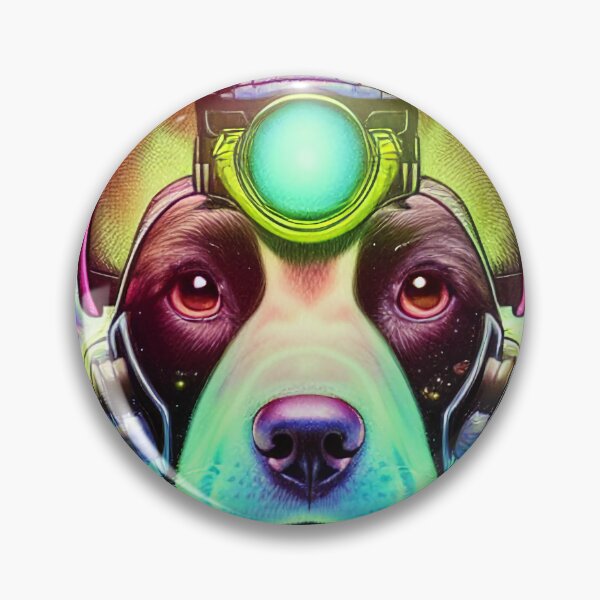 Item preview, Cadet #98 - Galactic All Knowing Robo Doggo designed and sold by Galactic Fur Baby Federation.