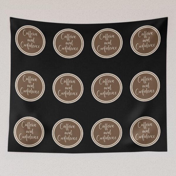 Item preview, Caffeine And Confidence - Coffee designed and sold by JourneyCreative.