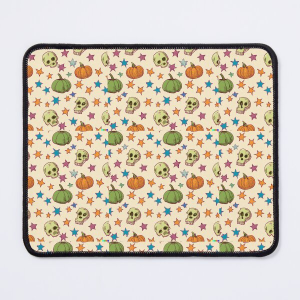 Item preview, Halloween Pumpkin Patch, Skulls and Stars Pattern designed and sold by bullshirter.