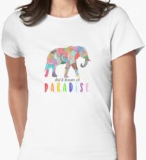 Paradise - Coldplay Women's Fitted T-Shirt