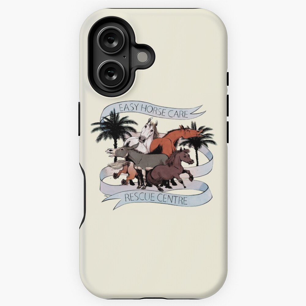Aperçu de l'œuvre Coque antichoc iPhone créée et vendue par EasyHorseCare.