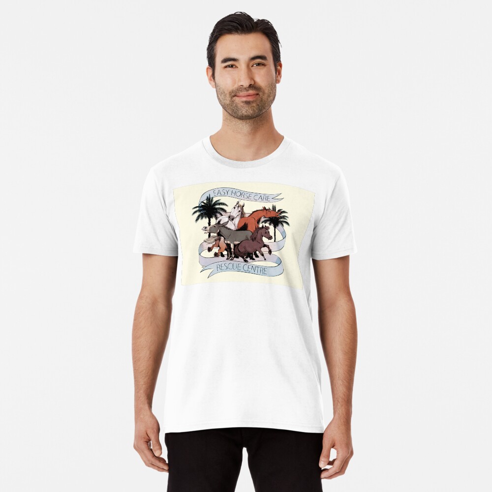 Aperçu de l'œuvre T-shirt premium créée et vendue par EasyHorseCare.
