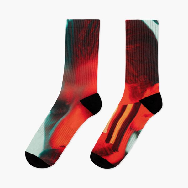 Artikelvorschau, BAD FACE BOY PORTRAIT ETNIC CYBERPUNK RETRO WAVE POP ART STYLE bunt rot entworfen und verkauft von DRK7DSGN.