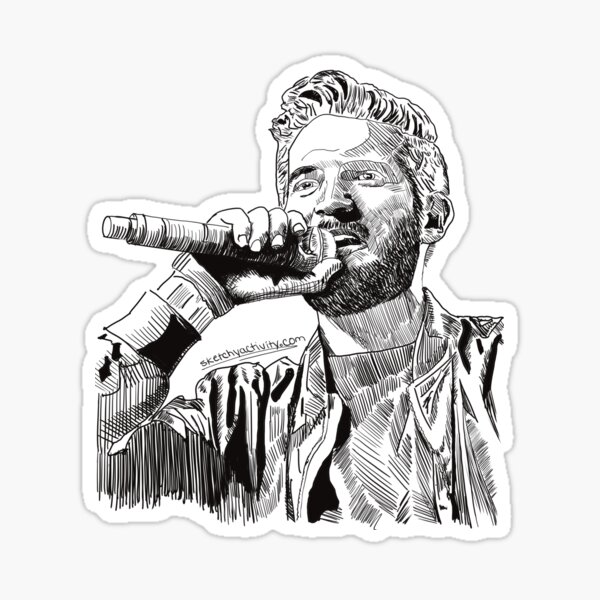 harry mack the freestyle god Glossy Sticker
