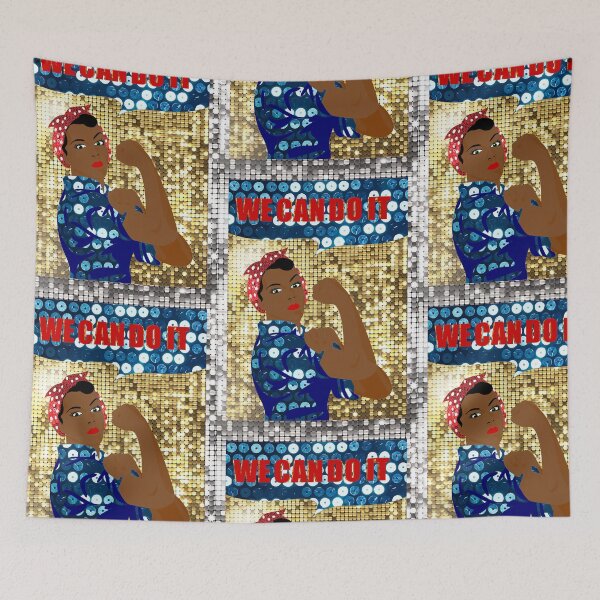 Item preview, african rosie the riveter  designed and sold by Gossip Rag.