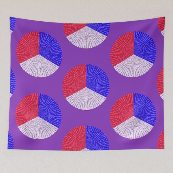 Item preview, Polar Coordinates - French Flag Design designed and sold by muz2142.