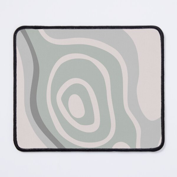 Item preview, Colorful Liquid Swirl Abstract Maximalist Pattern Retro Aesthetic Groovy Style Gray Teal designed and sold by scorpiolane.