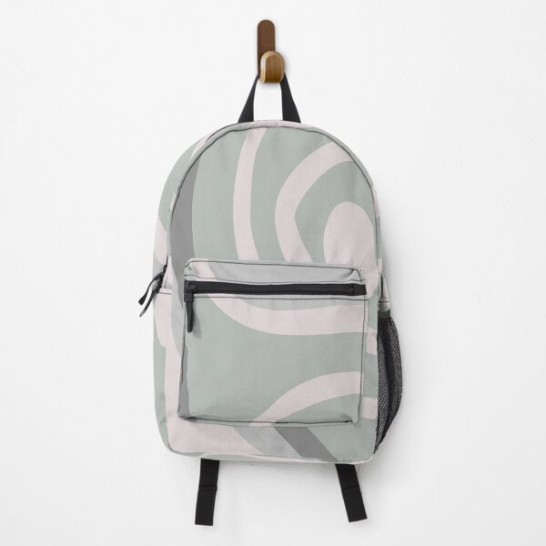 Item preview, Colorful Liquid Swirl Abstract Maximalist Pattern Retro Aesthetic Groovy Style Gray Teal designed and sold by scorpiolane.