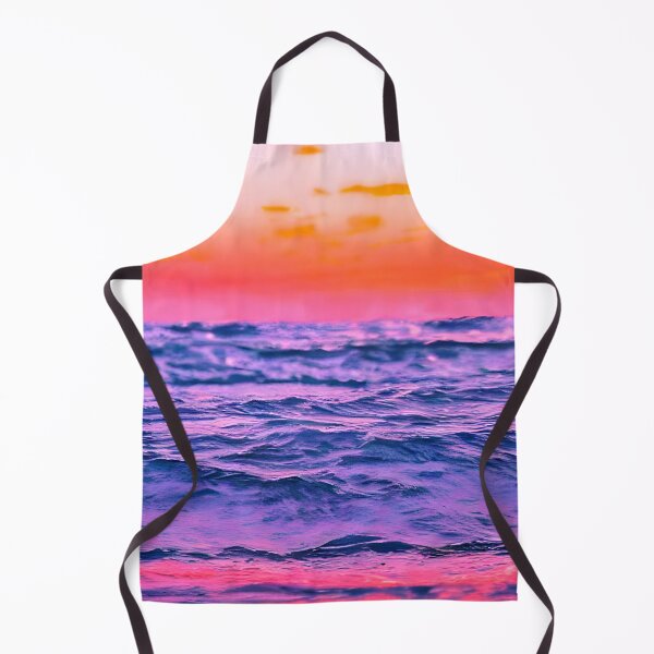 Item preview, blue ocean waves, yellow orange vibes, retro #2 designed and sold by supeart.