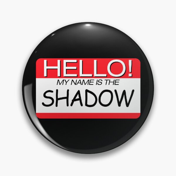 Artikelvorschau, NAMENSSCHILD "HALLO! MEIN NAME IST DER SCHATTEN". entworfen und verkauft von WOOFANG.