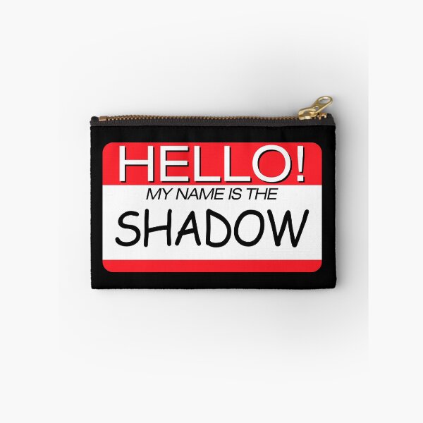 Item preview, "HELLO! MY NAME IS THE SHADOW" NAME TAG designed and sold by WOOFANG.