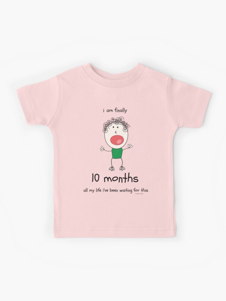 Kinder T-Shirt for Sale Monate Redbubble mit 10 \