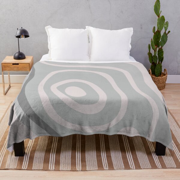 Item preview, Colorful Liquid Swirl Abstract Maximalist Pattern Retro Aesthetic Groovy Style Grayish Blue designed and sold by scorpiolane.