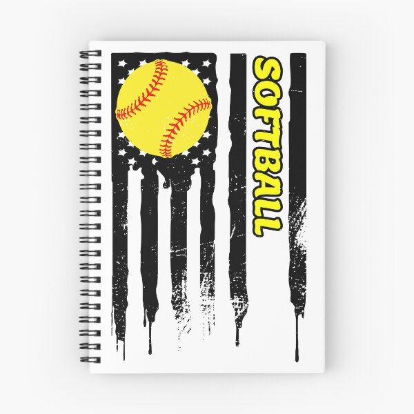 Item preview, Softball US Flag Vintage designed and sold by backham-design.
