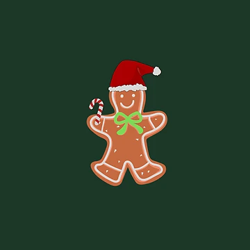 Artwork thumbnail, Gingerbread Man by PopCitiesDesign