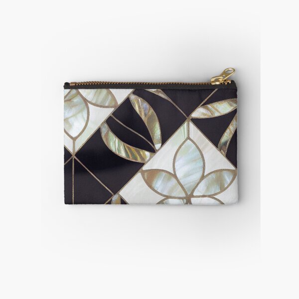 Item preview, Black Onyx and Mother of Pearl Flowers - Seamless Floral Pattern designed and sold by JediNeil.