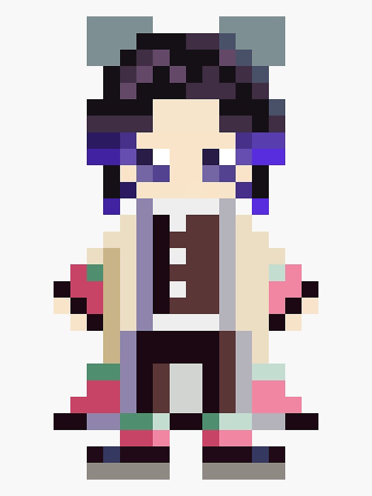 Anime Builds Shinobu Kocho Pixel Art Timelapse Demon - vrogue.co