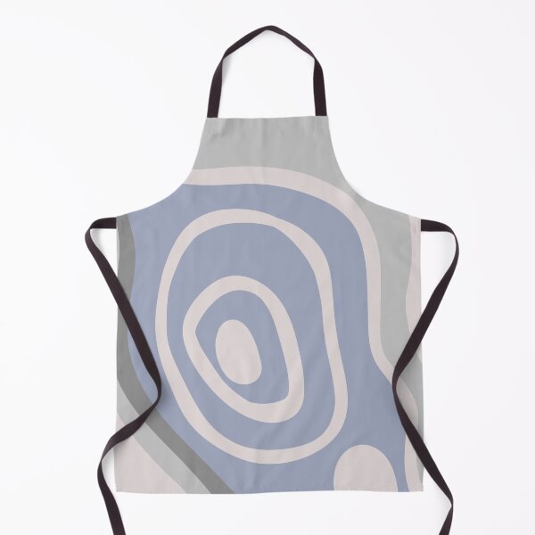 Item preview, Colorful Liquid Swirl Abstract Maximalist Pattern Retro Aesthetic Groovy Style Pigeon Blue designed and sold by scorpiolane.