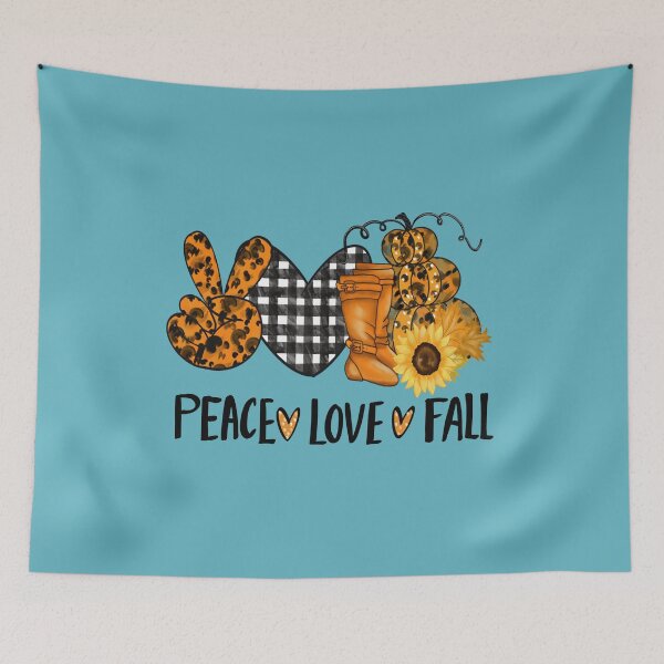 Item preview, peace love fall designed and sold by AJB ⭐⭐⭐⭐⭐✔️.