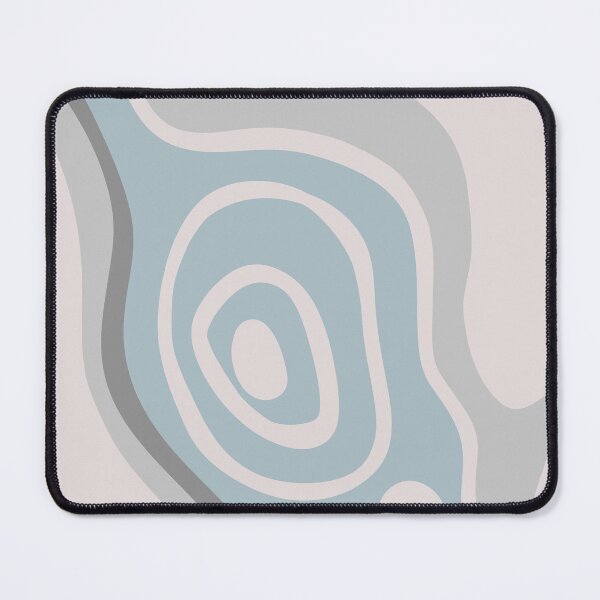 Item preview, Colorful Liquid Swirl Abstract Maximalist Pattern Retro Aesthetic Groovy Style Sky Blue designed and sold by scorpiolane.