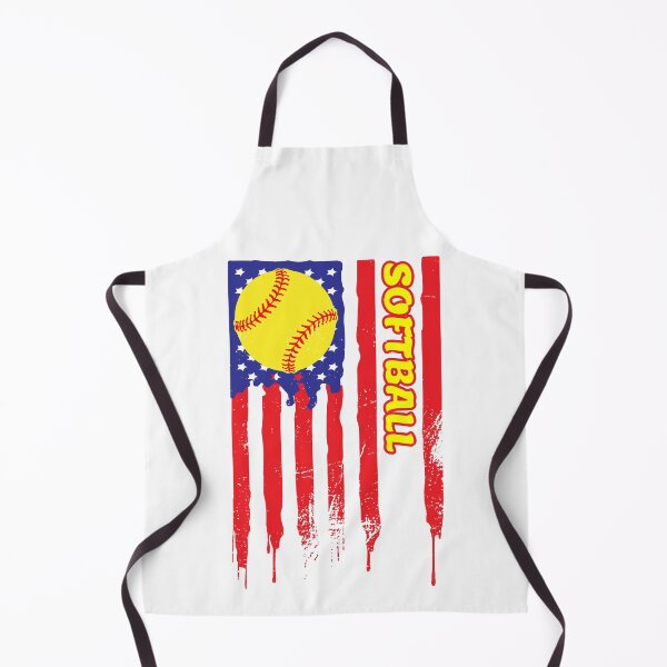 Item preview, Softball US Flag Vintage designed and sold by backham-design.