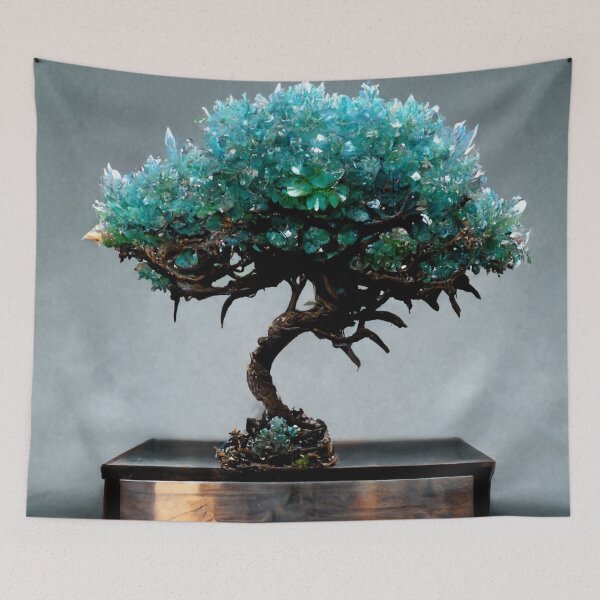 Item preview, Blue Crystal Bonsai Tree designed and sold by Styxiann.