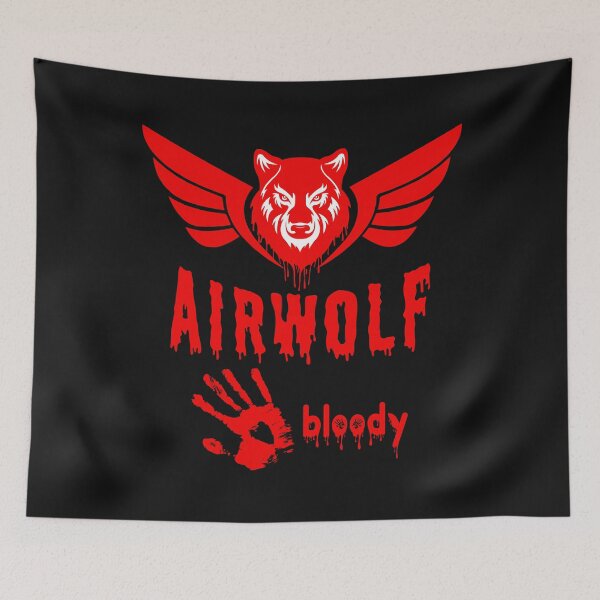 Item preview, AIRWOLF ILLUSTRATION  designed and sold by mohammed raihanul alam.