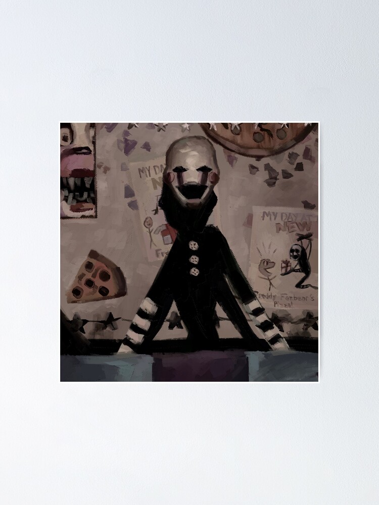 Sticker The Puppet FNAF 2 Poster for Sale by akaruiyumme