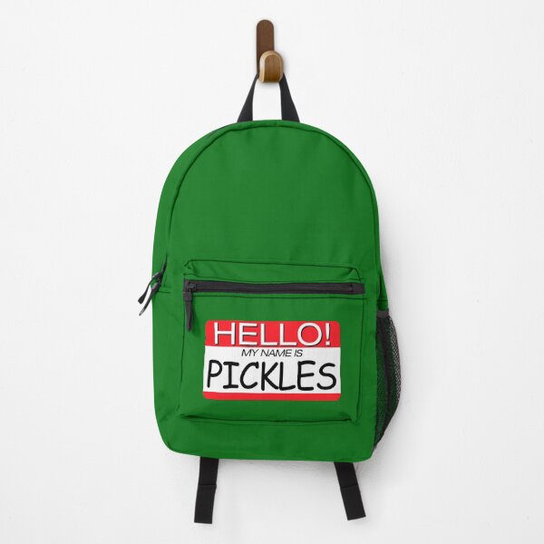 Item preview, "HELLO! MY NAME IS PICKLES" NAME TAG designed and sold by WOOFANG.
