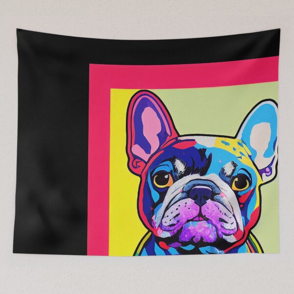 Item preview, French Bulldog In Colorful Popart Design #12 designed and sold by theunknownart.