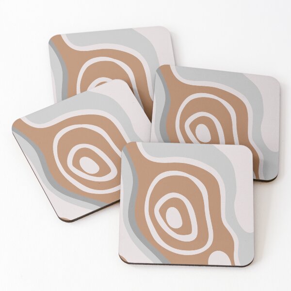 Item preview, Colorful Liquid Swirl Abstract Maximalist Pattern Retro Aesthetic Groovy Style Caramel designed and sold by scorpiolane.