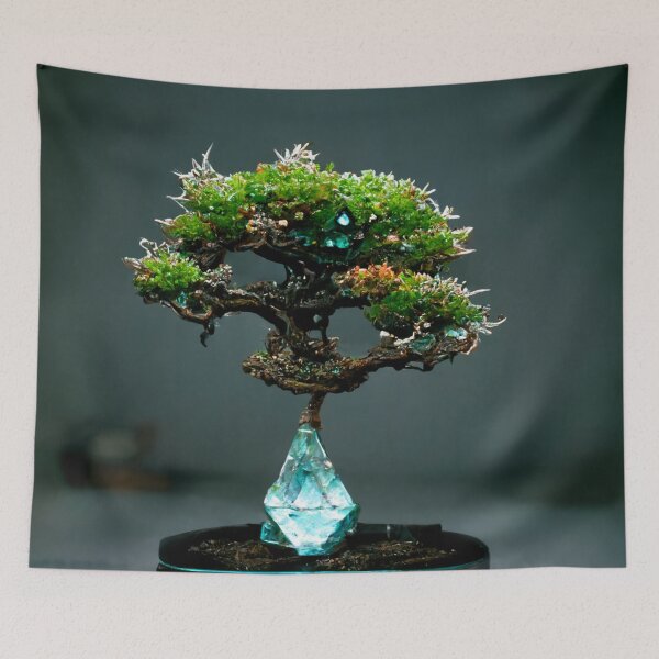 Item preview, Bonsai Tree Growing from a Crystal Shard designed and sold by Styxiann.