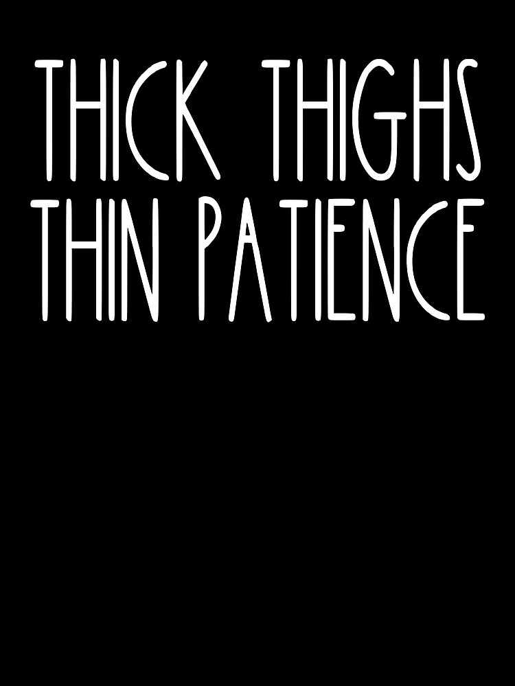 Thumbnail 3 von 3, Tuch, Thick Thighs Thin Patience Feminism Women's Thick Thighs Gear designt und verkauft von DynamicDesign.