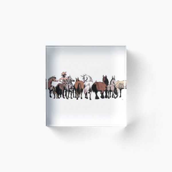 Sociedad Equina by Cha Acrylic Block
