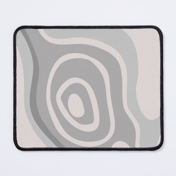 Item preview, Colorful Liquid Swirl Abstract Maximalist Pattern Retro Aesthetic Groovy Style Gray Taupe designed and sold by scorpiolane.