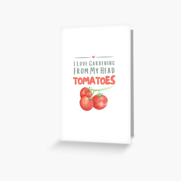 Item preview, I Love Gardening From My Head TOMATOES Classic designed and sold by peacefulcreator.