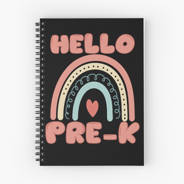 Artikelvorschau, Hello Pre-K Boho Rainbow New Pre-K Student Pre-K Teacher Gear entworfen und verkauft von DynamicDesign.