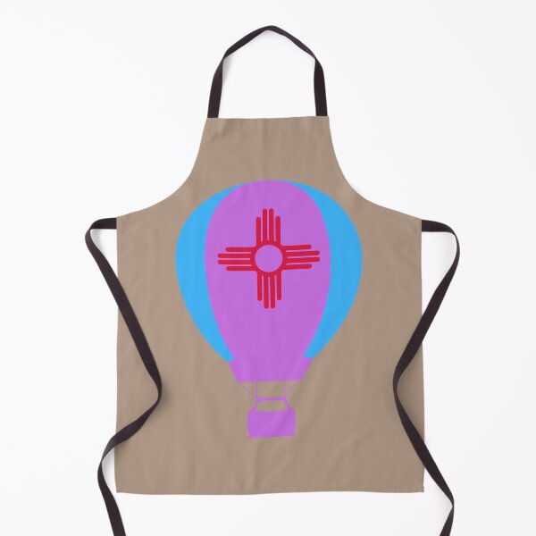 Item preview, New Mexico Flag Hot Air Balloon - Blue & Purple designed and sold by LatterDaze.