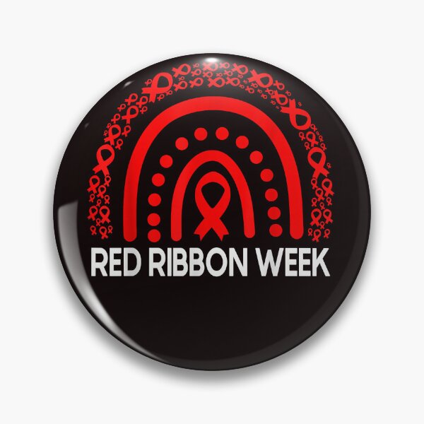 Item preview, Red Ribbon Week Rainbow, Red Ribbon Week Awareness designed and sold by Ella38.