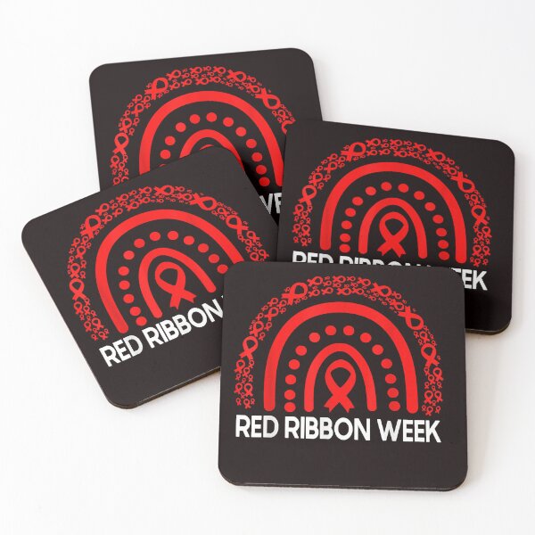 Item preview, Red Ribbon Week Rainbow, Red Ribbon Week Awareness designed and sold by Ella38.
